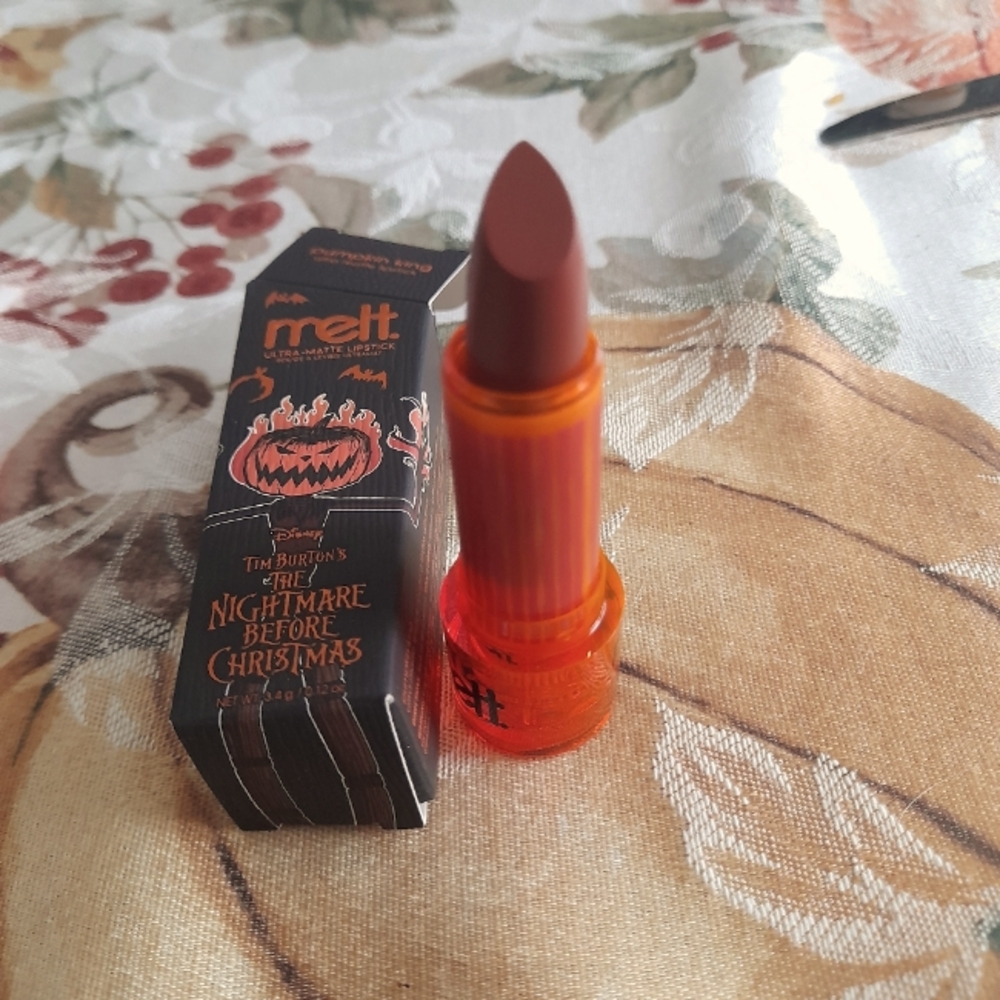 Melt Cosmetics Halloween Town Limited edition ultra matte lipstick Punpkin King